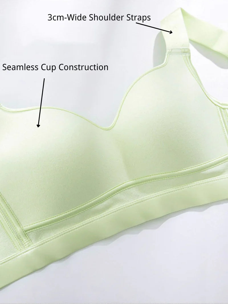 Full Coverage Wireless Bras (Seamless, 3-Pack)