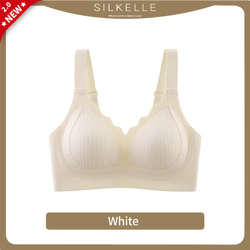 PACK OF 2 & 3 : Upgraded Pilates Lace Bra - Anti-Sagging & Adjustable