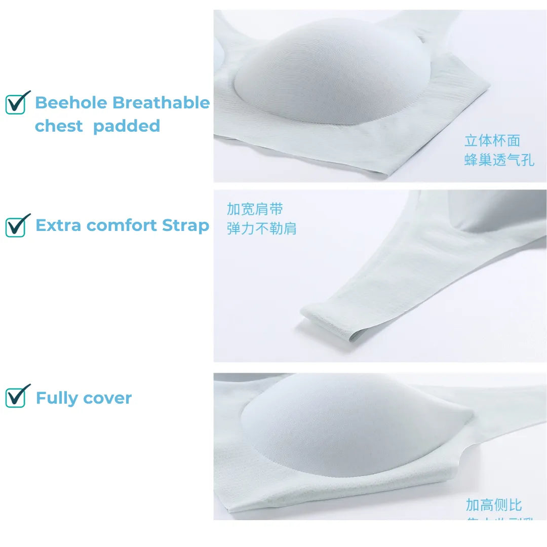 pack of 4 CoolFit Upgraded version ultra-thin Bra