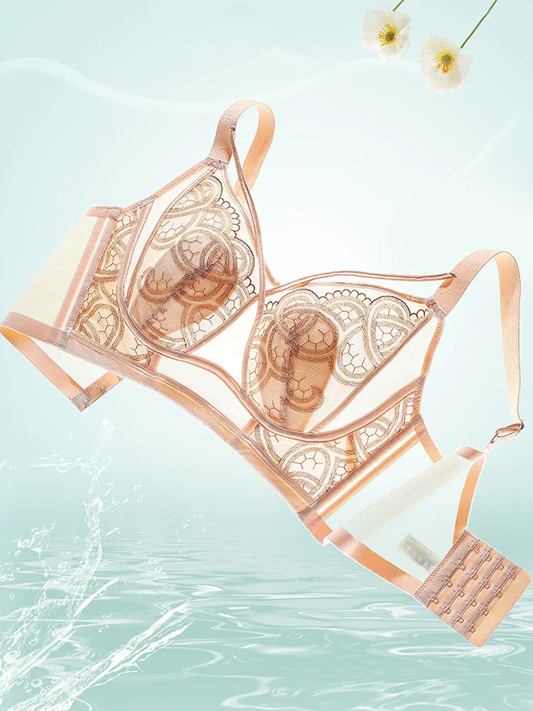 Pack Of 3 Summer Thin Wireless Bra with Minimizing Effect