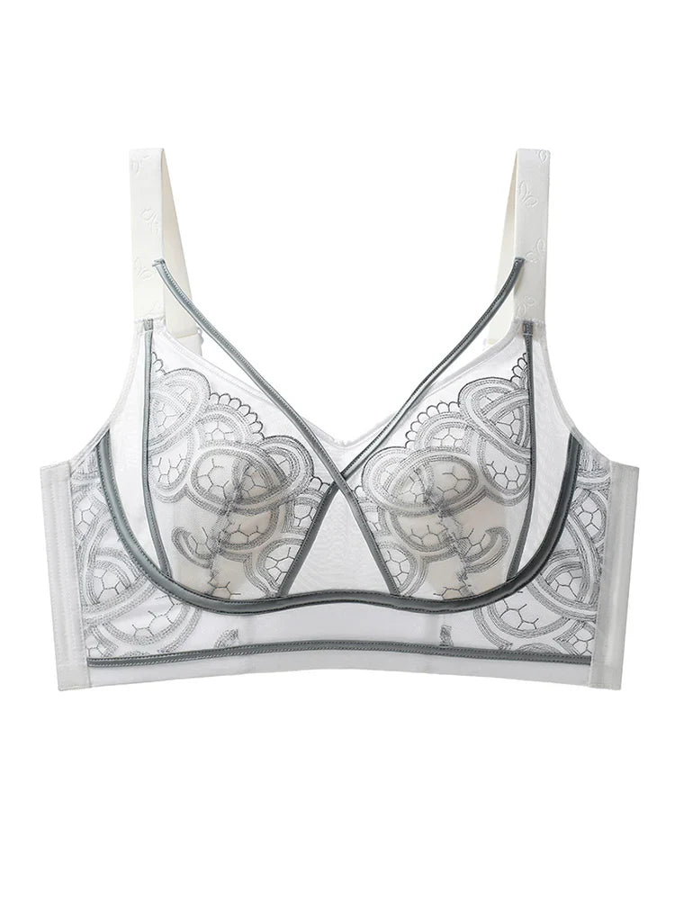 Pack Of 3 Summer Thin Wireless Bra with Minimizing Effect