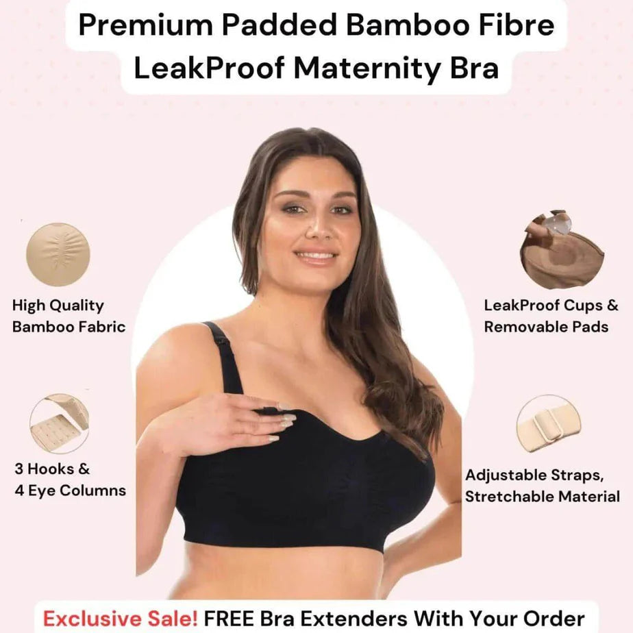 Leakproof Nursing Bra (3-Pack)
