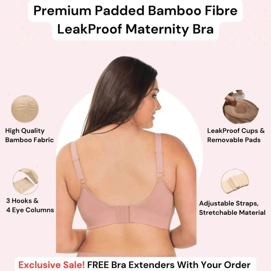 Leakproof Nursing Bra (3-Pack)