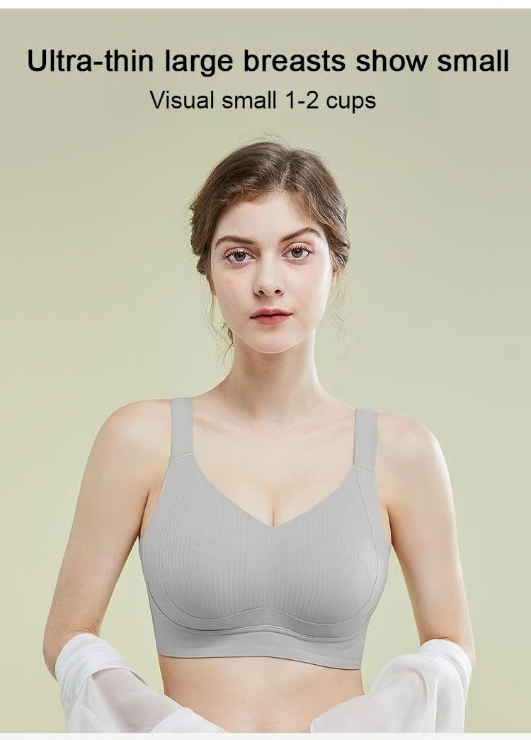3 Pcs Wire-Free Non-Marking Skin-Friendly Push-Up Bra