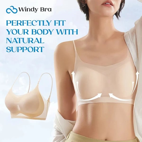 Pack of 3 - WindyBra - Summer seamless ultra-thin plus size ice silk comfort bra