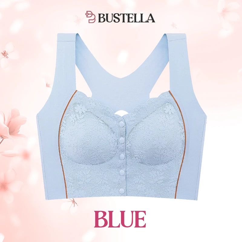 PACK OF 3: Bustella  Button-Up Comfy Shaping Posture Corrector Bra.
