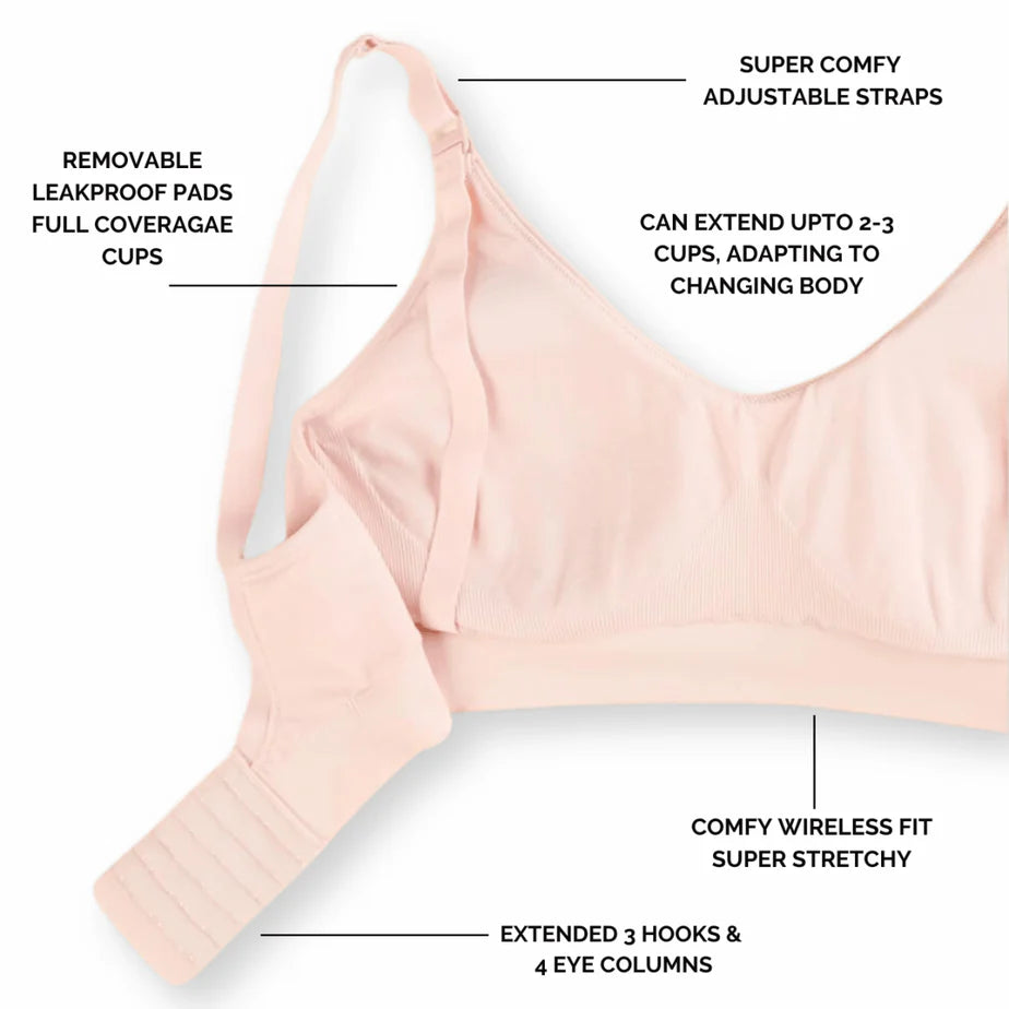 Leakproof Nursing Bra (3-Pack)