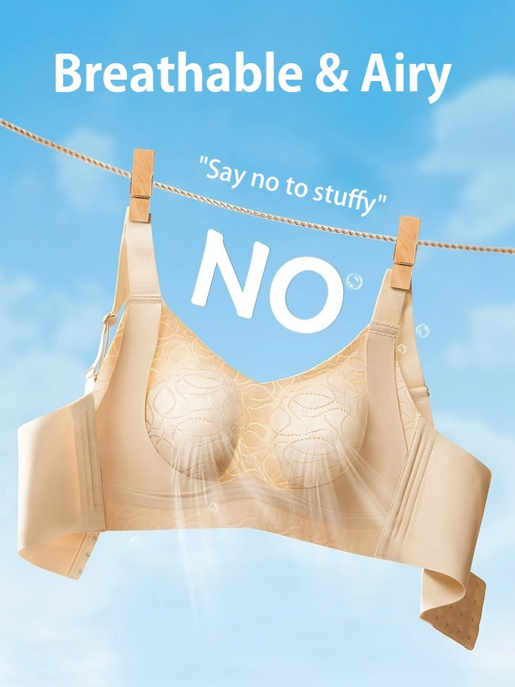 PACK OF 3:  VEIMIA Lifting Minimizer Bra For Big Breasts Anti-sagging, Ultra-thin Cups With Invisible Foundation Color Design