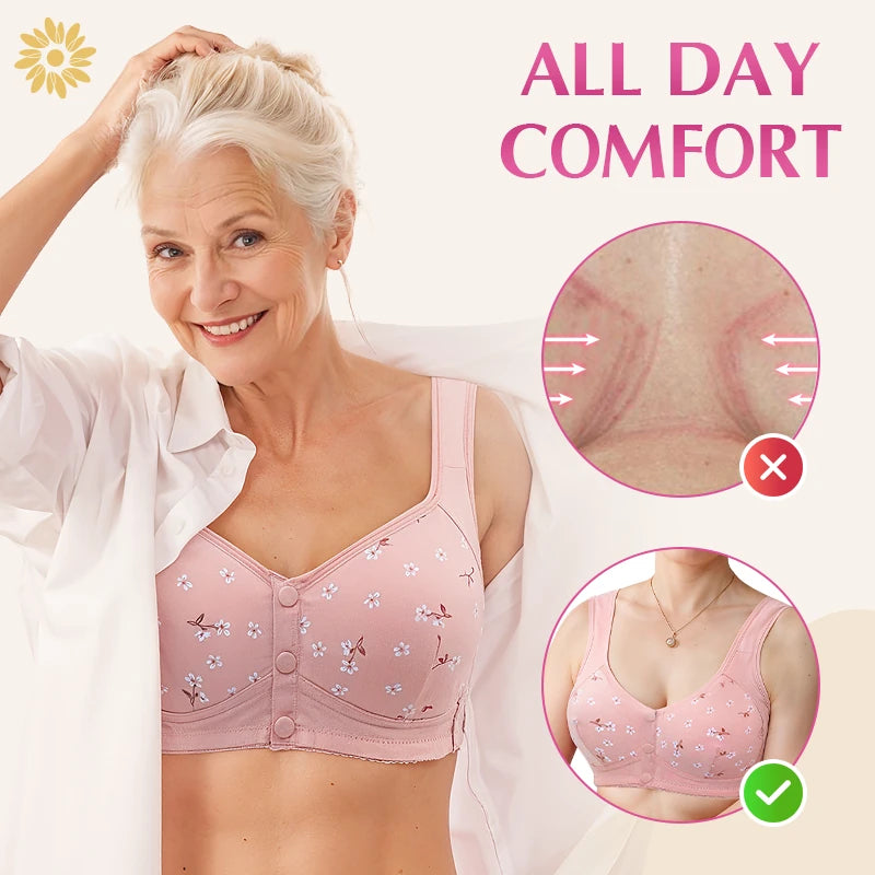 Daisy Comfort Bra – Pack of 3 (Front Button Edition)