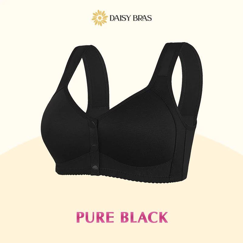 Daisy Comfort Bra – Pack of 3 (Front Button Edition)
