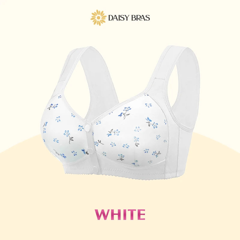 Daisy Comfort Bra – Pack of 3 (Front Button Edition)