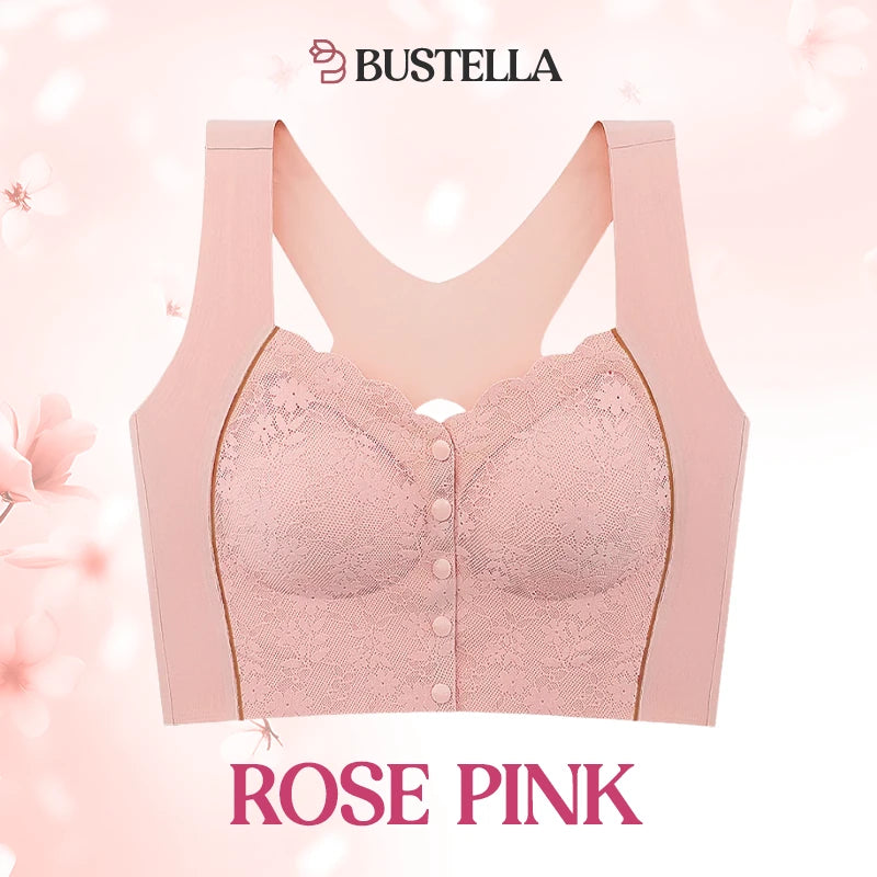 PACK OF 3: Bustella  Button-Up Comfy Shaping Posture Corrector Bra.