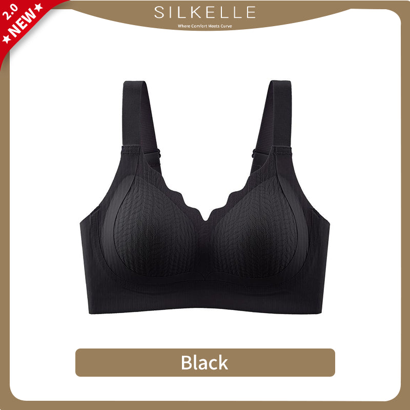 PACK OF 2 & 3 : Upgraded Pilates Lace Bra - Anti-Sagging & Adjustable