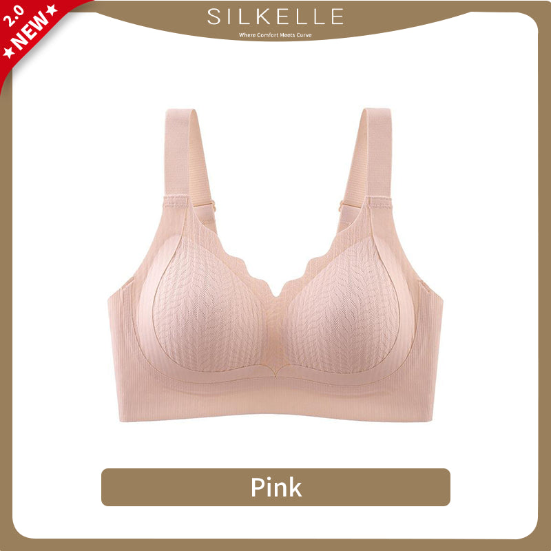 PACK OF 2 & 3 : Upgraded Pilates Lace Bra - Anti-Sagging & Adjustable