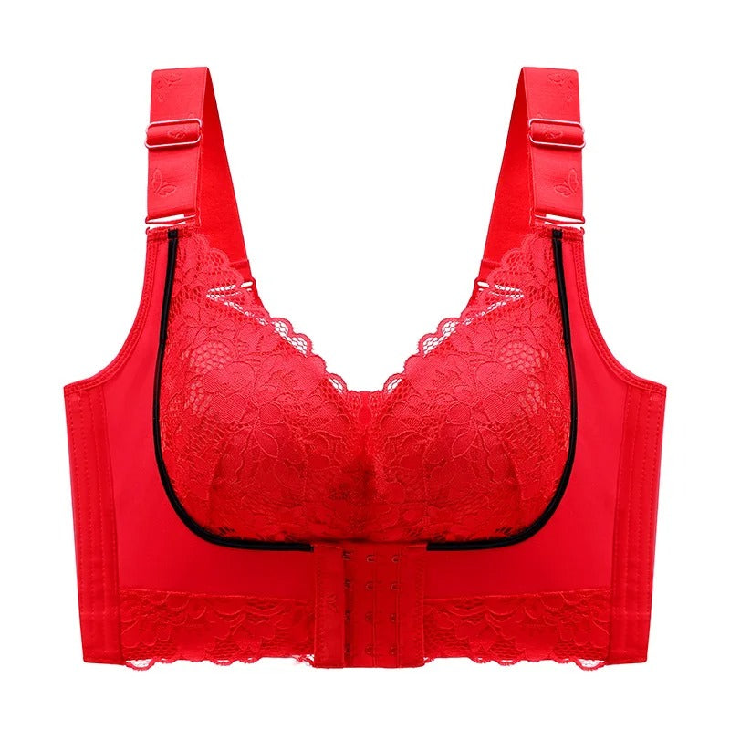 3 Front button back button flab bra