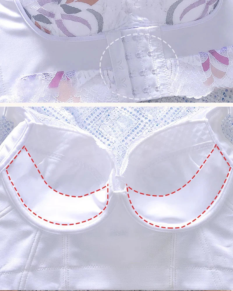 pack of 3 Women Side Support Longline Corset Wire-free Push Up Bra