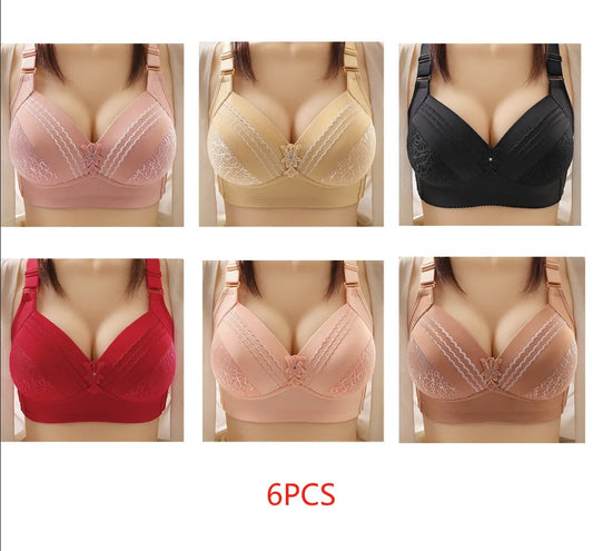 Pack of 3 Sexy Deep V Bras Women