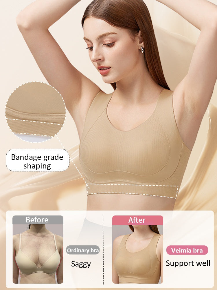 PACK OF 3: VEIMIA Wireless Cami Bras – No Buckles