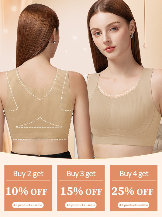 PACK OF 3: VEIMIA Wireless Cami Bras – No Buckles